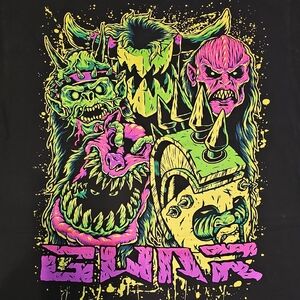 GWAR Band Tee - Vibrant Monster Art Print